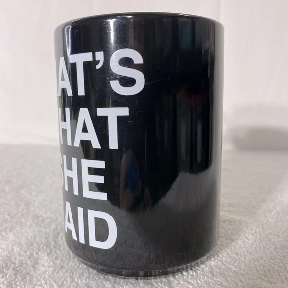 The Office Large Black Ceramic That’s What She Said Mug Coffee Cup - Picture 7 of 12